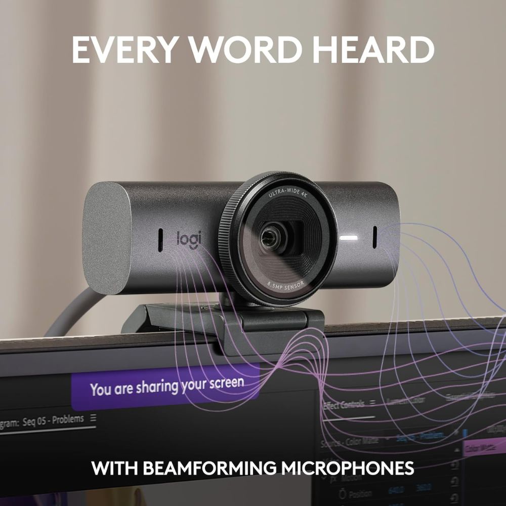 Logitech Brio 700 Webcam Black