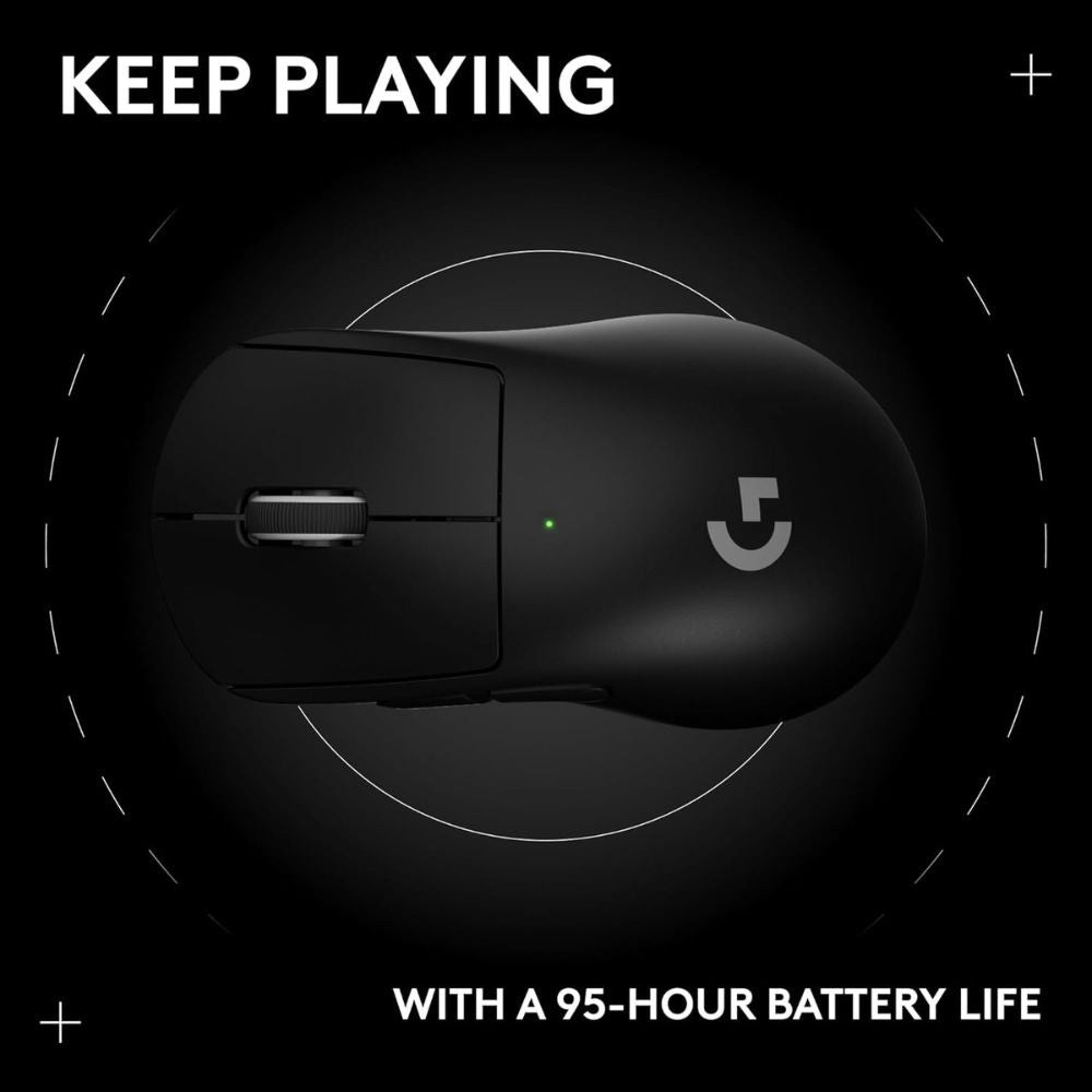 Logitech G PRO X Superlight 2 Wireless Gaming Mouse DEX Black