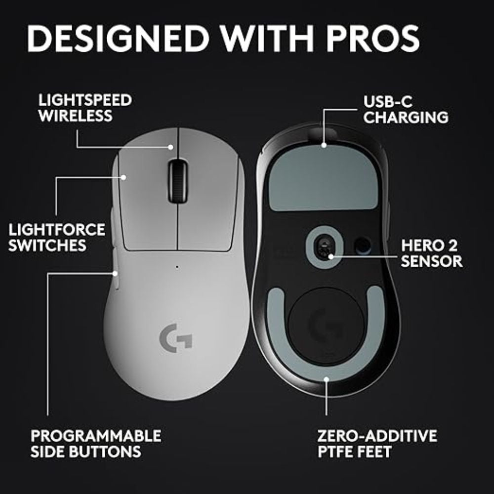 Logitech G PRO X Superlight 2 Wireless Gaming Mouse DEX - Pink Logitech