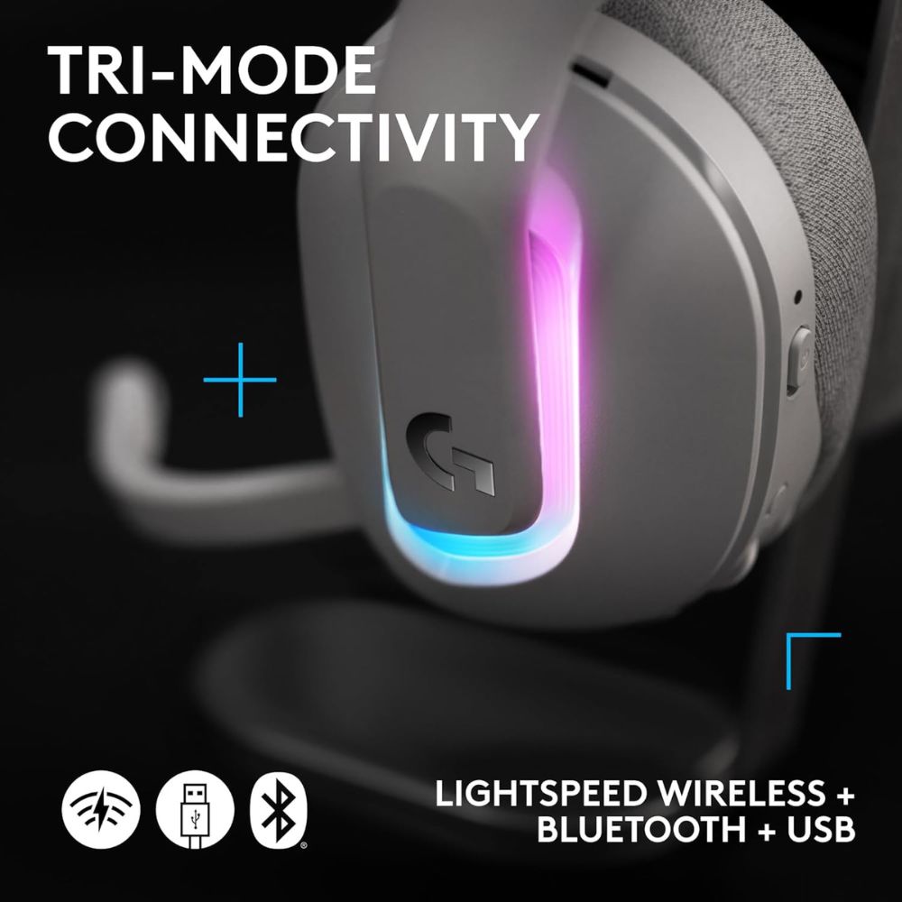 Logitech G522 Lightspeed Wireless Gaming Headset White