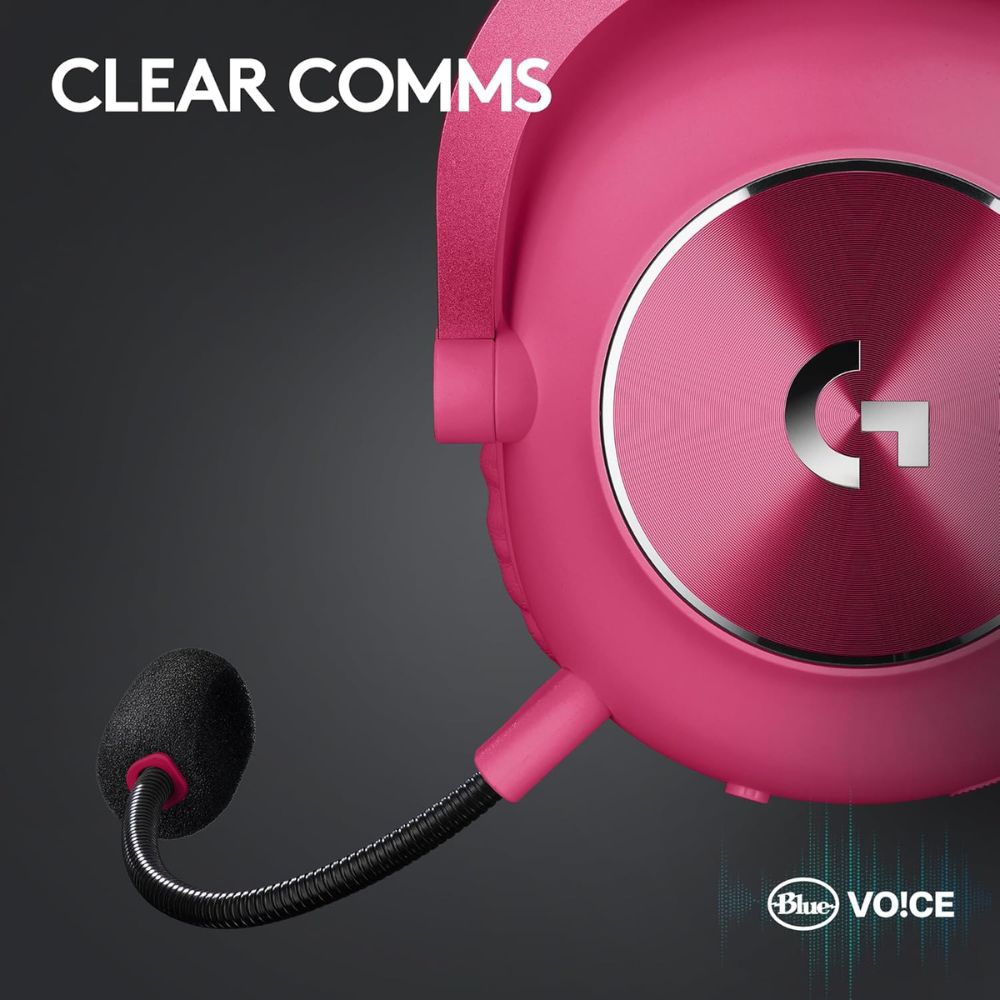 Logitech PRO X 2 Wireless Lightspeed Gaming Headset, Rose