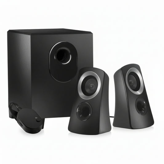 Logitech Z313 50W 2.1 Speaker System with Subwoofer - Black - Pristine - Refurbished