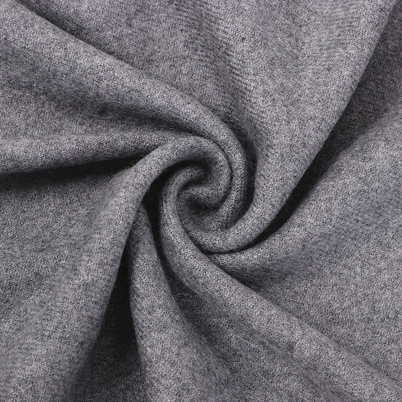 Luxury Cashmere Blend Scarf, Large 200x70cm Fringed Scarf (Light Taro) Tristar Online