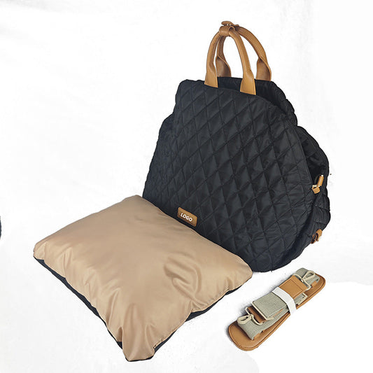 Luxury Quilted 2-in-1 Pet Travel Carrier & Car Booster Seat for Small Dogs(Black) Tristar Online