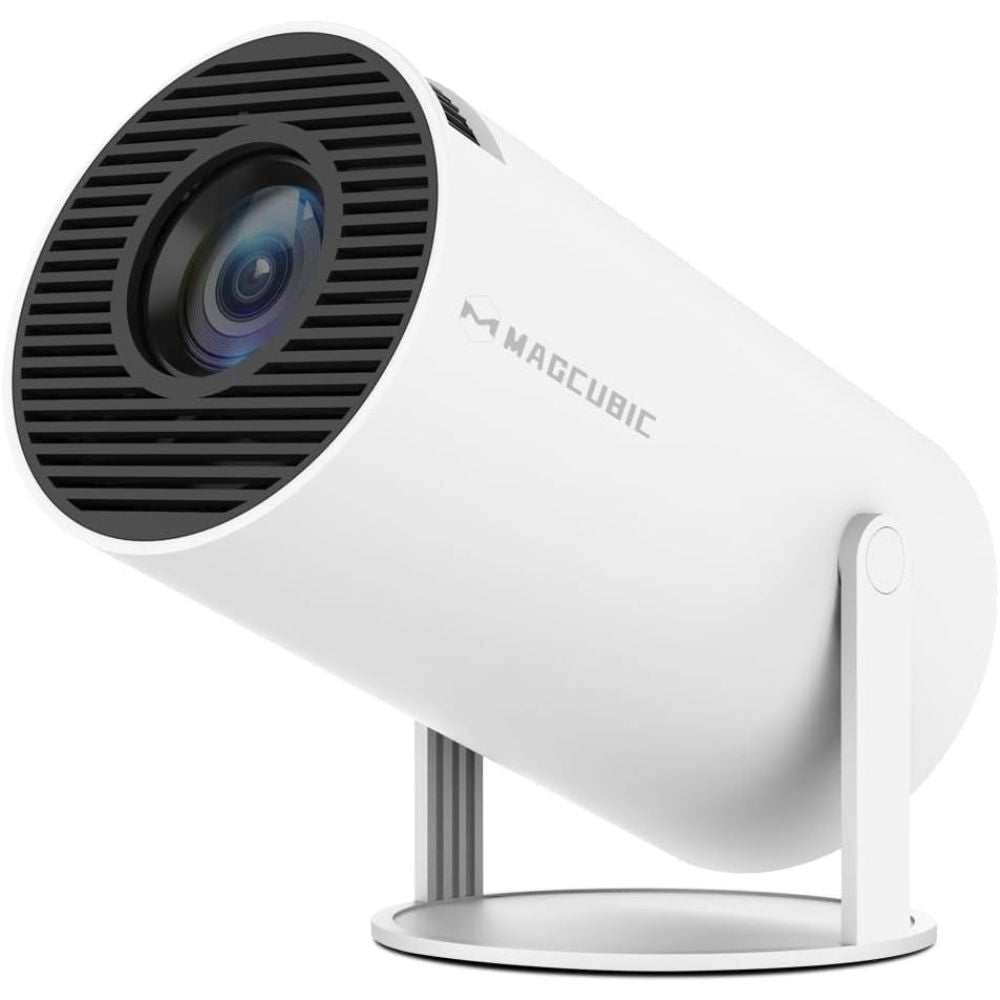 Magcubic HY300 Pro 4K Projector front view in white