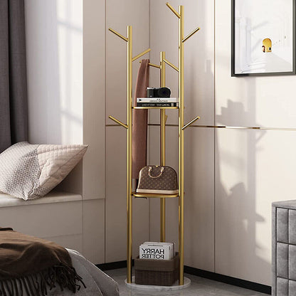 Marble & Metal Coat Rack Stand Heavy Duty Tristar Online