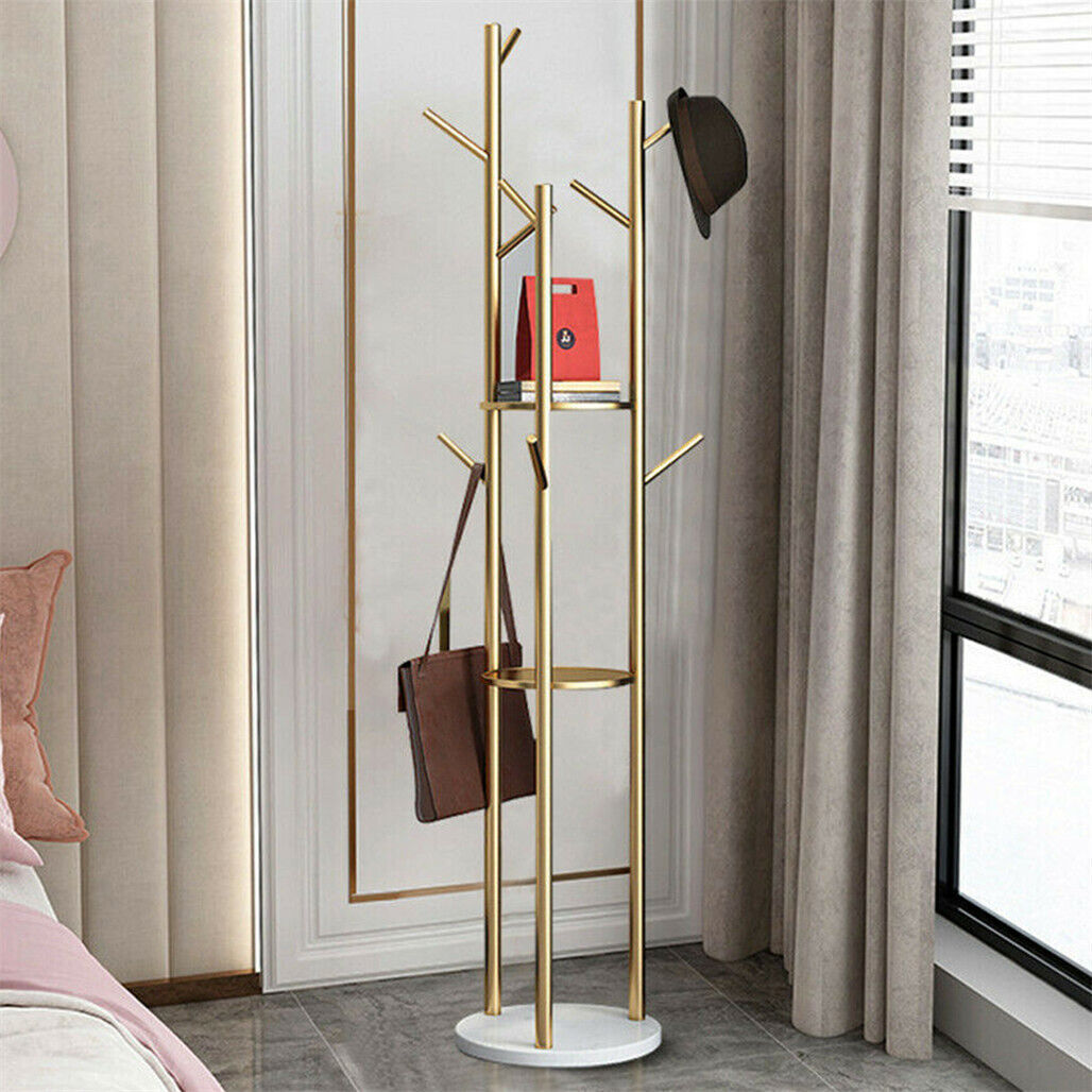 Marble & Metal Coat Rack Stand Heavy Duty Tristar Online