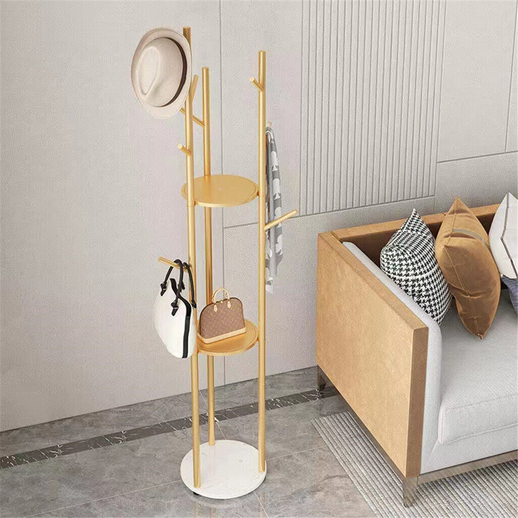 Marble & Metal Coat Rack Stand Heavy Duty Tristar Online