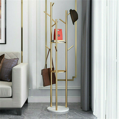 Marble & Metal Coat Rack Stand Heavy Duty Tristar Online