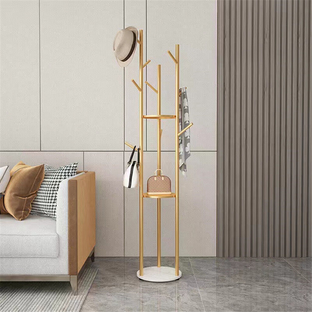 Marble & Metal Coat Rack Stand Heavy Duty Tristar Online
