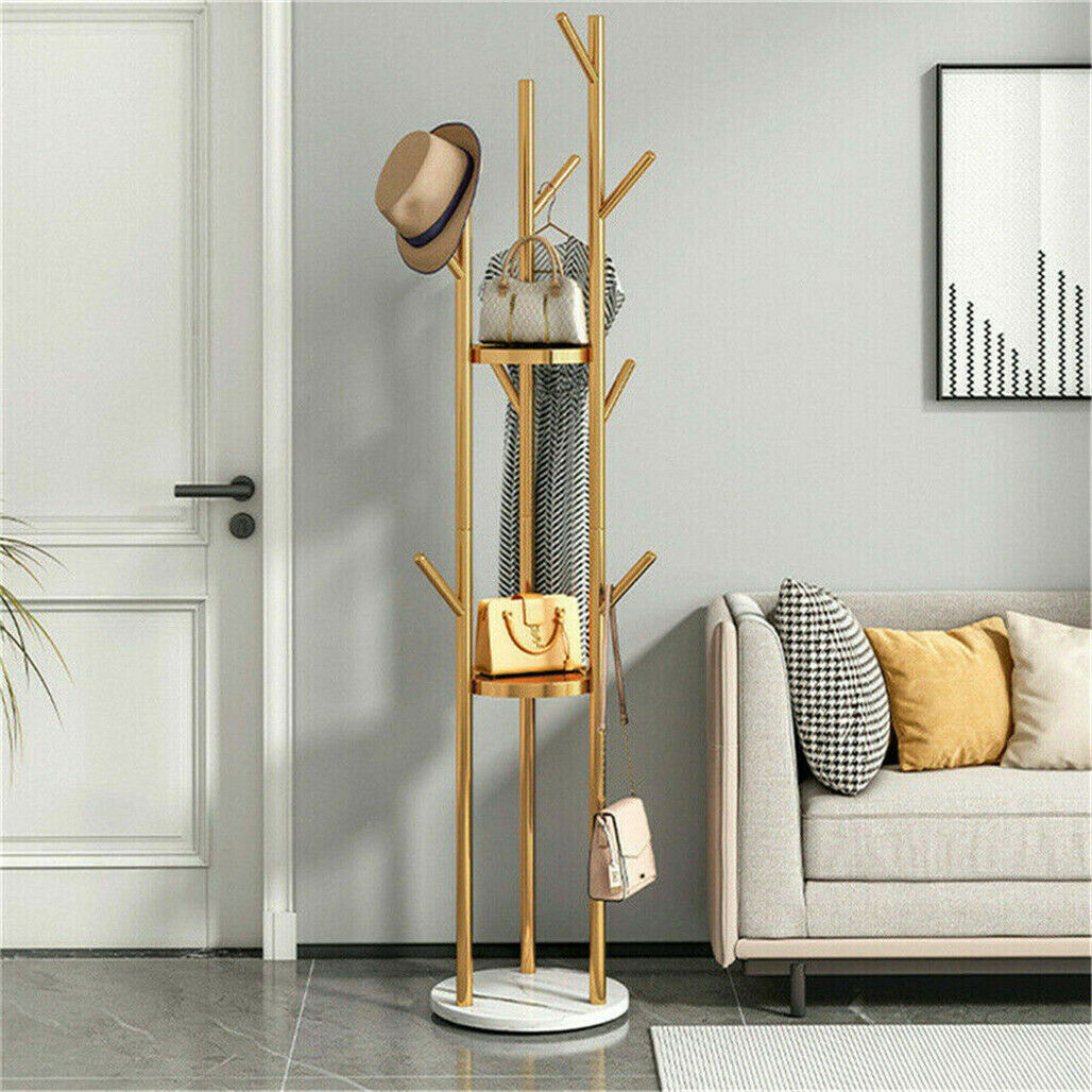 Marble & Metal Coat Rack Stand Heavy Duty Tristar Online