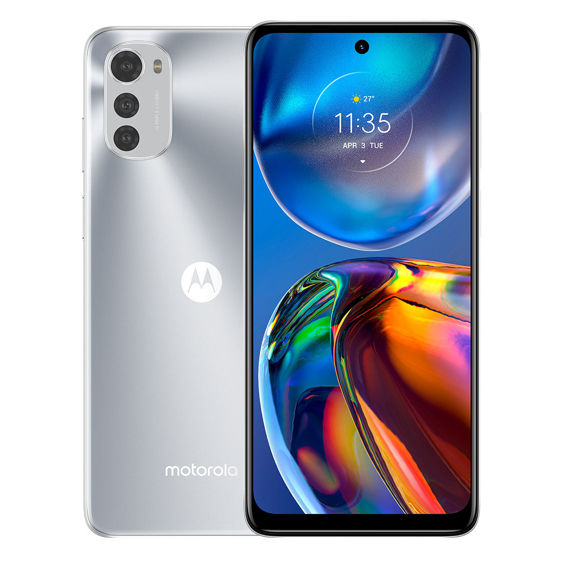 Motorola E32 4GB/64GB - Misty SIlver ( AU Version ) Excellent - Refurbished Motorola