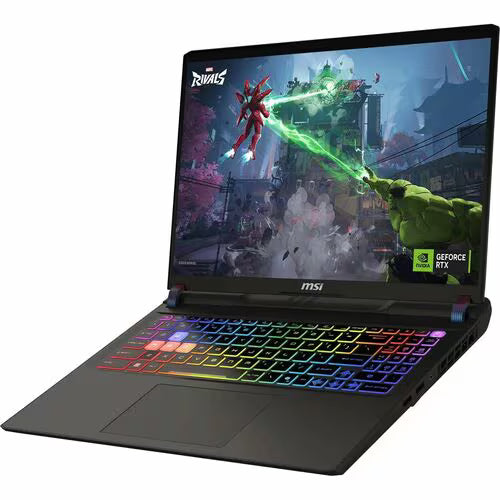 MSI Vector 16 HX AI A2XWIG – 16" QHD+ IPS Laptop – Intel Ultra 9 275HX – RTX 5080 16GB GDDR7 – 16GB DDR5 RAM – 1TB NVMe SSD – Cosmos Gray – Windows 11 Home