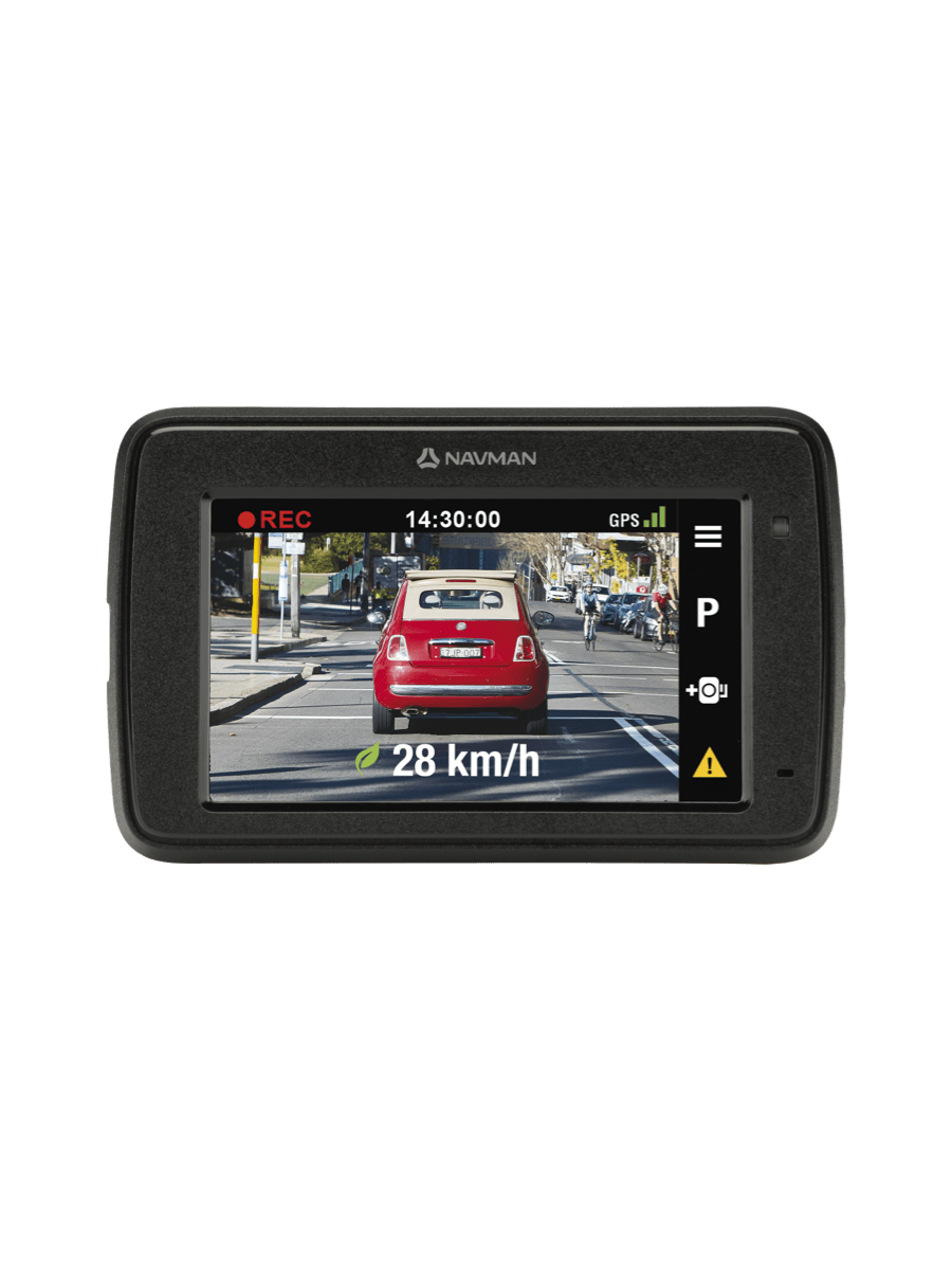 Navman MiVu 155 2.7-inch Full HD DashCam – High-Definition Recording with Safety Features Navman