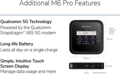 Netgear Nighthawk M6 5G AU Version  WiFi Mobile Router - (AU Version) Netgear