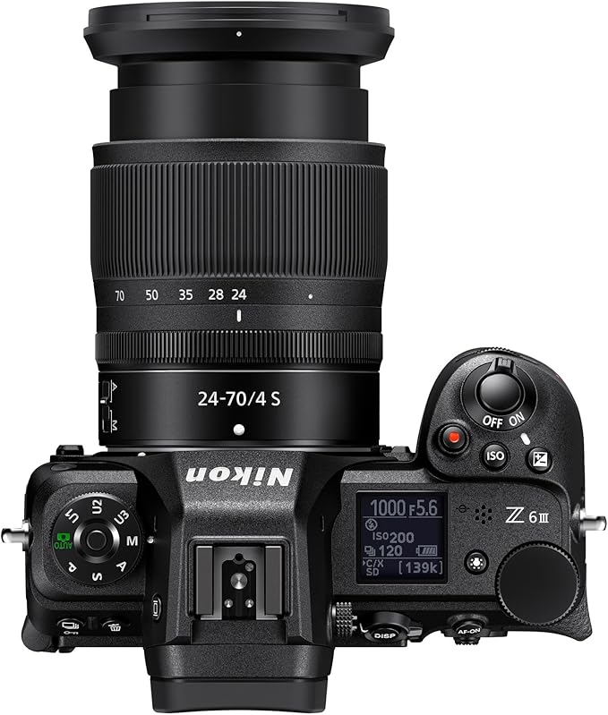 Nikon Z6 III + Z 24-70mm f/4 S – 24.5MP – Black Nikon