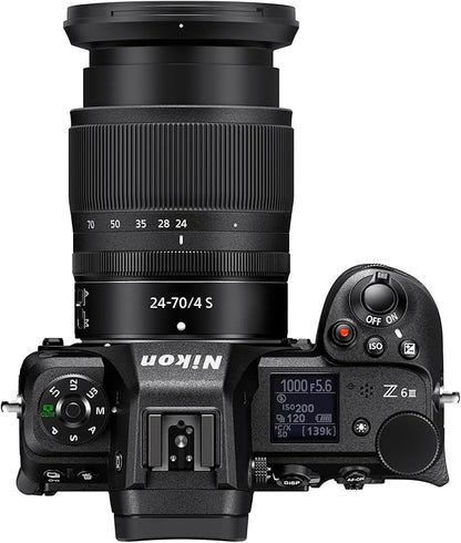 Nikon Z6 III + Z 24-70mm f/4 S – 24.5MP – Black Nikon