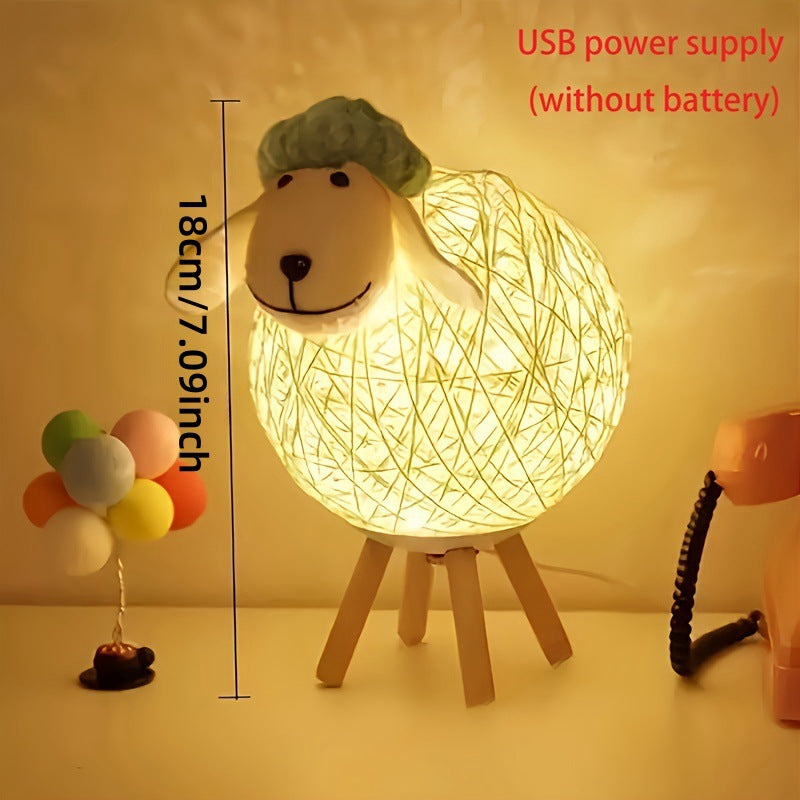 Nordic-Style Sheep Night Light - Warm Romantic Bedroom Lamp Tristar Online