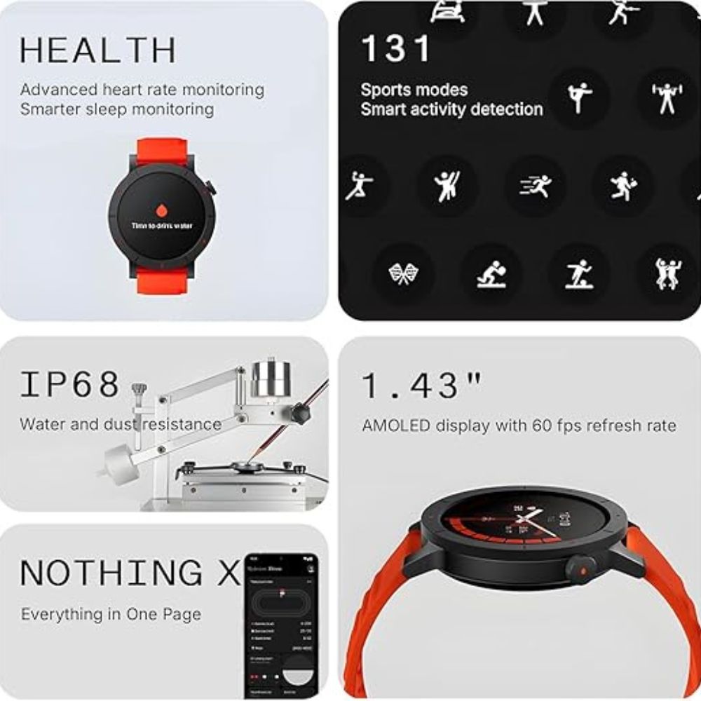 Nothing CMF by Nothing Watch Pro 3 - Light Green, Light Grey