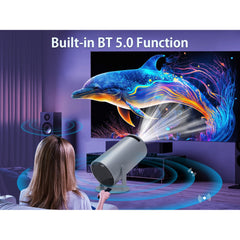 Magcubic HY300 Portable 4K Projector - WiFi6, Android 11, Bluetooth 5.0 - Ultra-Sharp Imaging, Smart Connectivity, Superior Audio - Grey Tristar Online