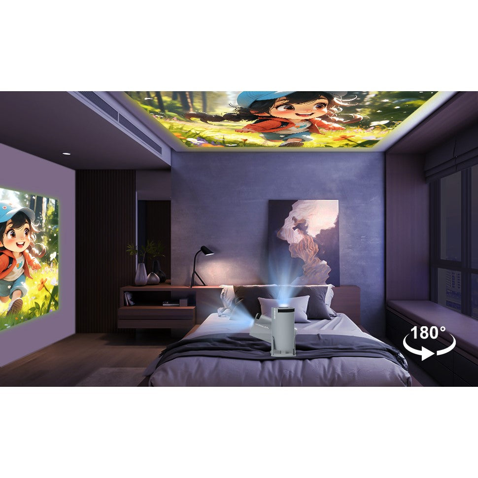 Magcubic HY300 Pro Portable 4K Decoding Projector - WiFi6, Android 11, Bluetooth 5.0 - Ultra-Sharp Imaging, Smart Connectivity, Superior Audio - ( OP ) Magcubic