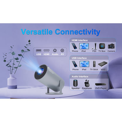 Magcubic HY300 Pro Portable 4K Decoding Projector - WiFi6, Android 11, Bluetooth 5.0 - Ultra-Sharp Imaging, Smart Connectivity, Superior Audio - ( OP ) Magcubic