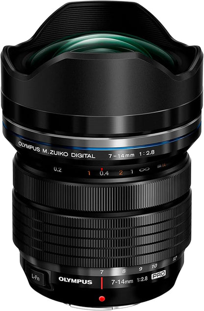 Olympus M.Zuiko Digital ED 7-14mm f/2.8 PRO Lens – Ultra-Wide Zoom, Weather-Sealed, Micro Four Thirds Mount Olympus