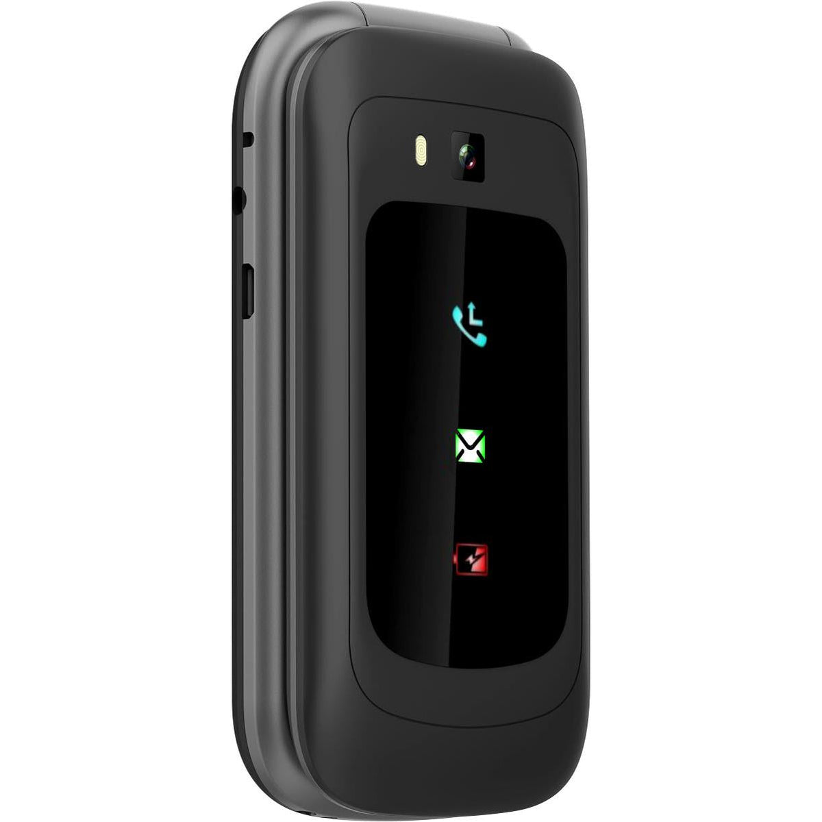 Opel Mobile 4G TouchFlip (2.8", Big Button, Flip Phone) - Black (AU Version) - Pristine - Refurbished (Copy) Opel