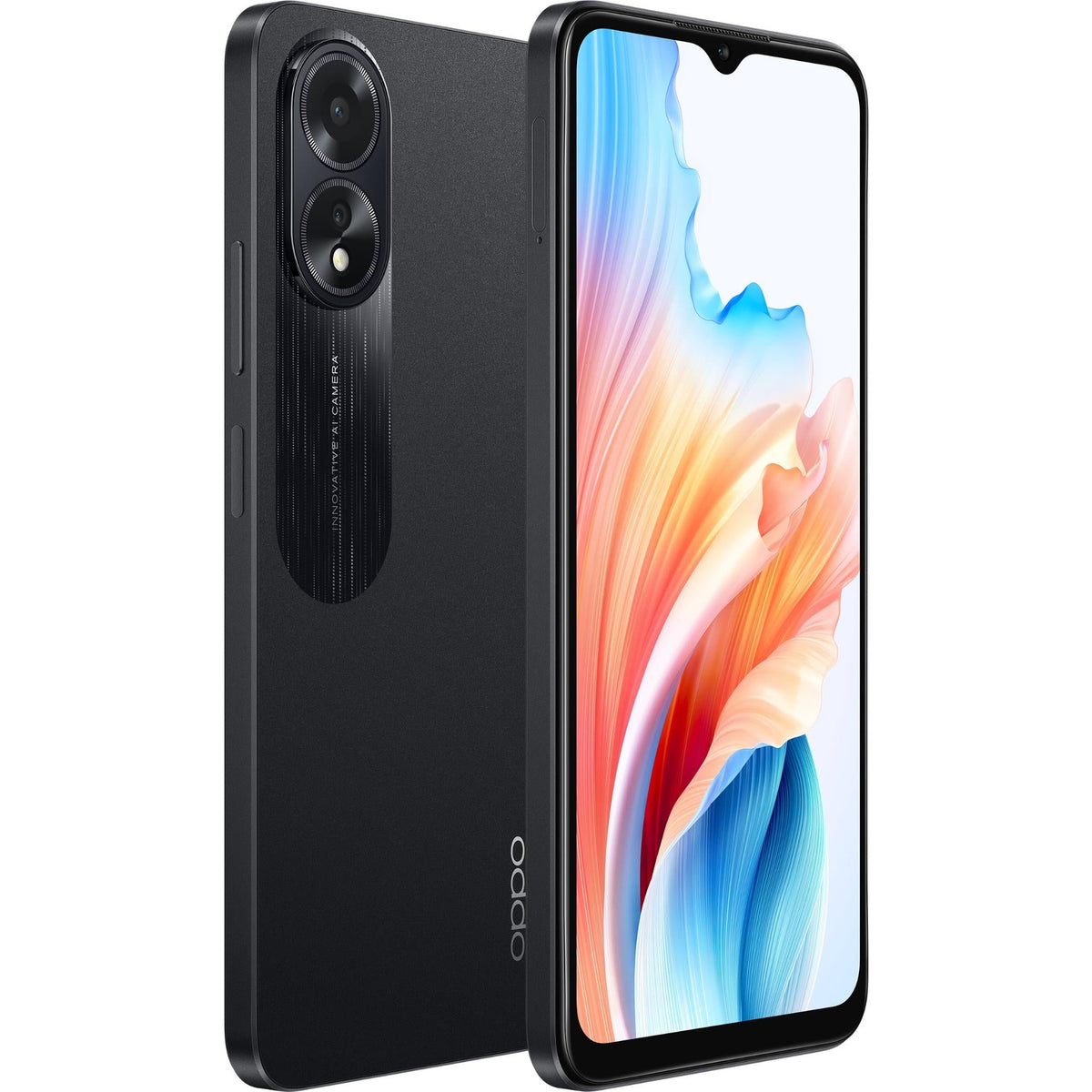OPPO A18 (Dual Sim, 128GB/4GB, 6.56") – Glowing Black Smartphone (AU Version) Pristine - Refurbished (Copy) OPPO
