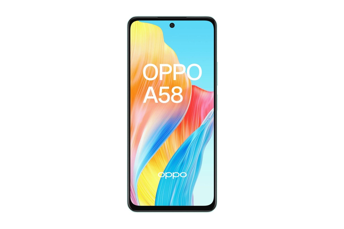 OPPO A58 (Dual Sim, 128GB/6GB, 6.72'') Dazzling Green Smartphone (AU Version) Pristine - Refurbished (Copy) OPPO