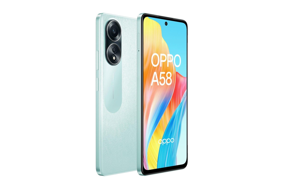 OPPO A58 (Dual Sim, 128GB/6GB, 6.72'') Dazzling Green Smartphone (AU Version) Pristine - Refurbished (Copy) OPPO