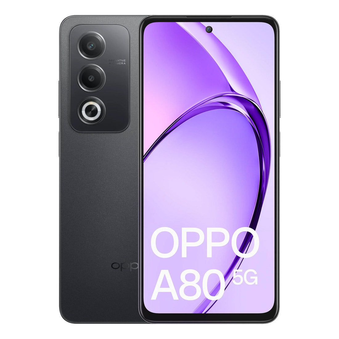 OPPO A80 5G (Dual Sim, 8GB/256GB, 6.67'') - Starry Black Smartphone (AU Version) Pristine - Refurbished OPPO