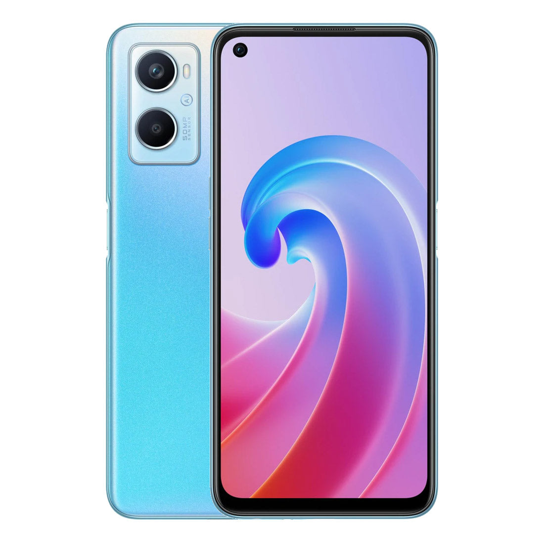 OPPO A96 (Dual Sim, 8GB/128GB, 6.59 inches) - Sunset Blue Smartphone (AU Version) Excellent - Refurbished OPPO