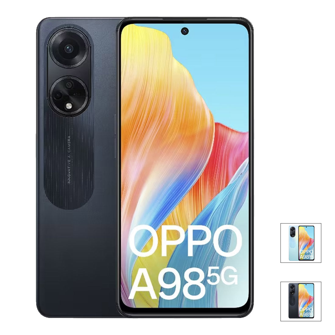 OPPO A96 (Dual Sim, 8GB/128GB, 6.59 inches) - Cool Black Smartphone (AU Version) Excellent - Refurbished OPPO