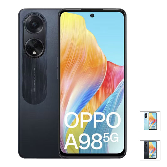 OPPO A96 (Dual Sim, 8GB/128GB, 6.59 inches) - Cool Black Smartphone (AU Version) Excellent - Refurbished OPPO