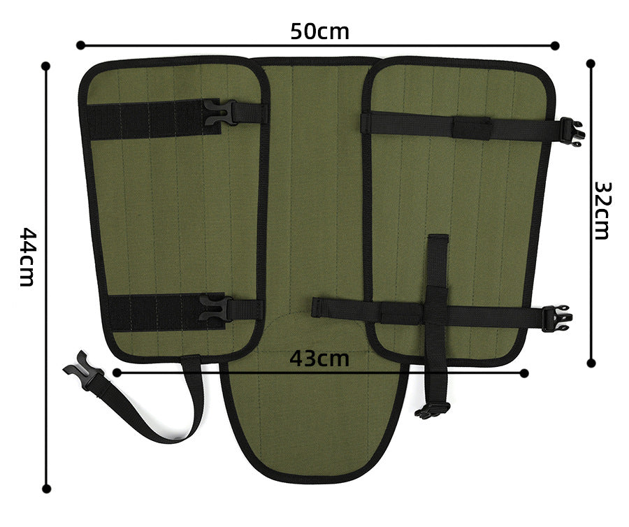 Outdoor Anti-Snake Bite Leg Guards - Hiking Camping Knee Protectors, Snow Shoe Covers, Leg Sleeves, Green Tristar Online