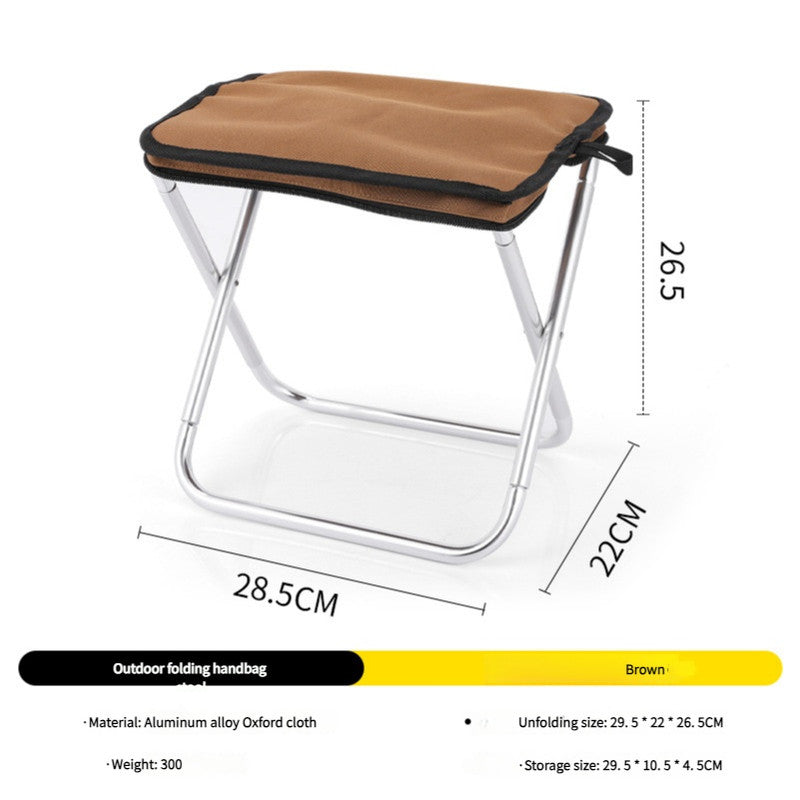 Outdoor Ultralight Folding Camping Chair - Brown Tristar Online