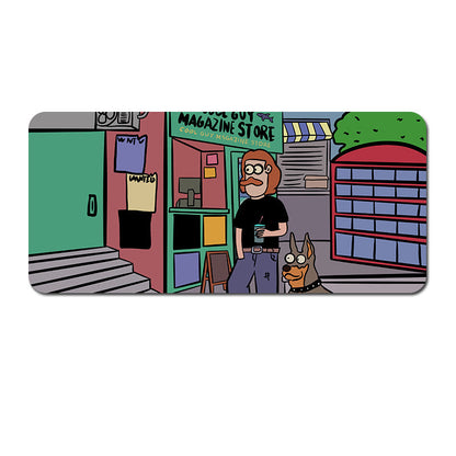 Oversized Cartoon Desk Pad - 80x30cm Mouse Mat, Non-Slip Base (Style 1) Tristar Online