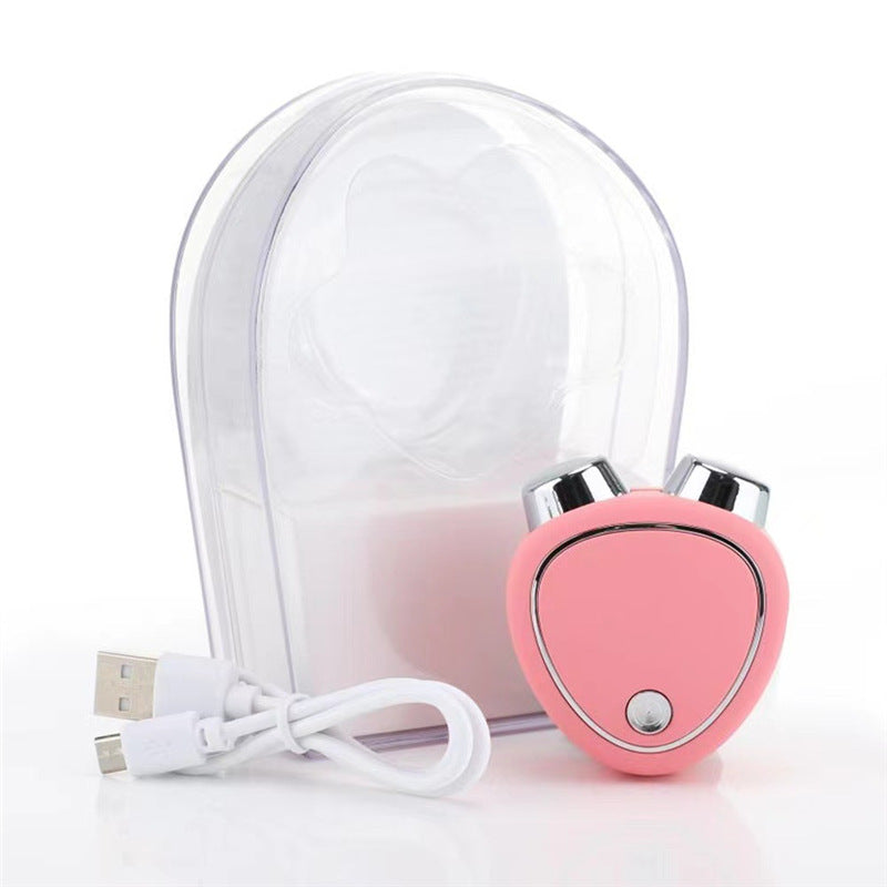 Pink EMS Microcurrent Facial Lifting Massager - Skin Tightening & Sculpting Beauty Tool Tristar Online