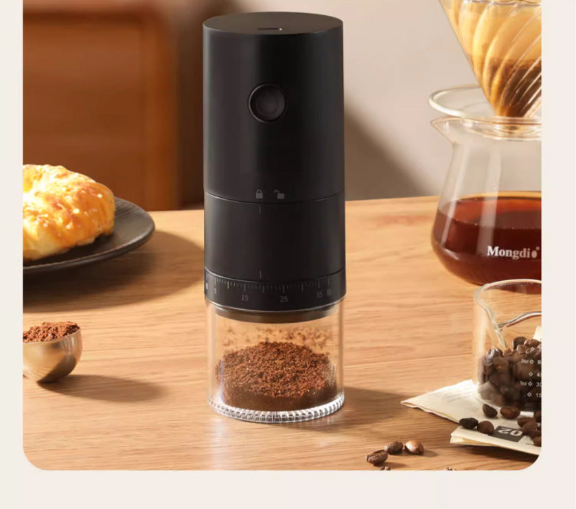 Portable Electric Coffee Grinder - 1500mAh Battery, 30-Mesh Fine Grind, USB-C Charging Tristar Online
