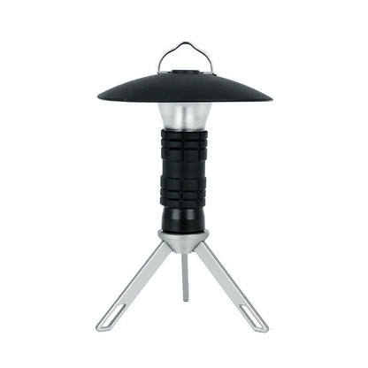 Portable Outdoor Camping Lantern with Tripod Stand, Soft Light Diffuser & USB-C Charging(black) Tristar Online