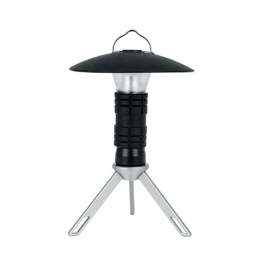 Portable Outdoor Camping Lantern with Tripod Stand, Soft Light Diffuser & USB-C Charging(black) Tristar Online