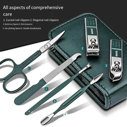 Portable Stainless Steel Nail Clipper Set (6 pcs) Tristar Online