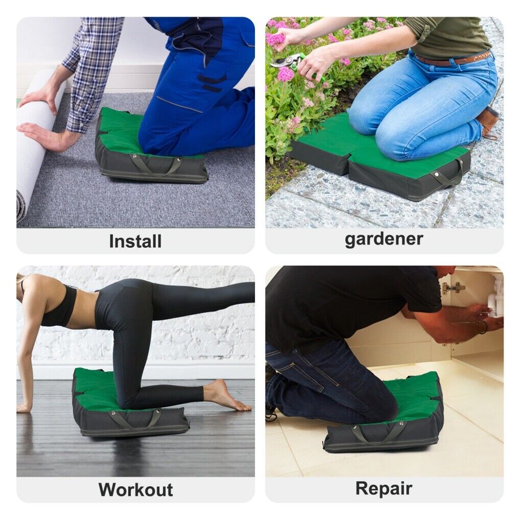Premium Kneeling Pad Green/Grey Large Comfort Knee Mat Tristar Online