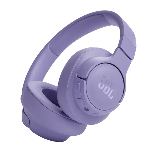 JBL Tune 720BT Bluetooth Headphones Wireless Over-Ear Headphones with JBL Pure Bass Sound - Black, Blue, Purple, White