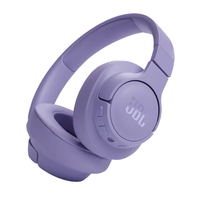 JBL Tune 720BT Bluetooth Headphones Wireless Over-Ear Headphones with JBL Pure Bass Sound - Black, Blue, Purple, White