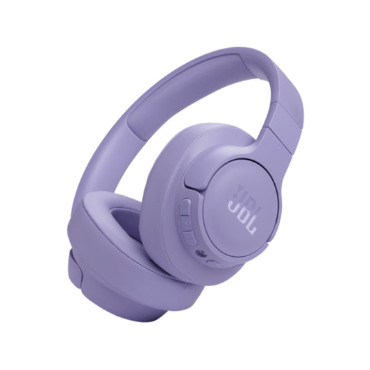 JBL Tune 770NC Noise-Canceling Wireless Over-Ear Headphones with Pure Bass Sound - Purple / White