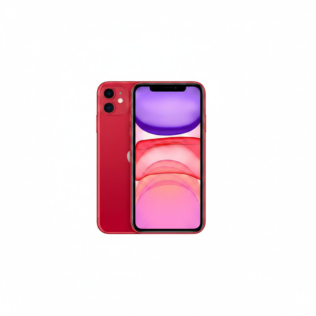 Apple iPhone 11 64GB,128GB,256GB - Black, White, Purple, Yellow, Green, Red - Acceptable - Refurbished (Copy) Apple