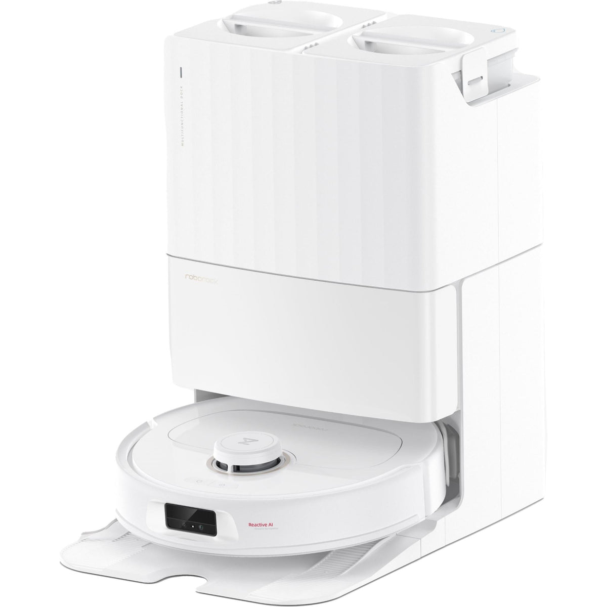 Roborock Q Revo MaxV Robot Vacuum with Multifunctional Dock - White (Open Never Used) Roborock
