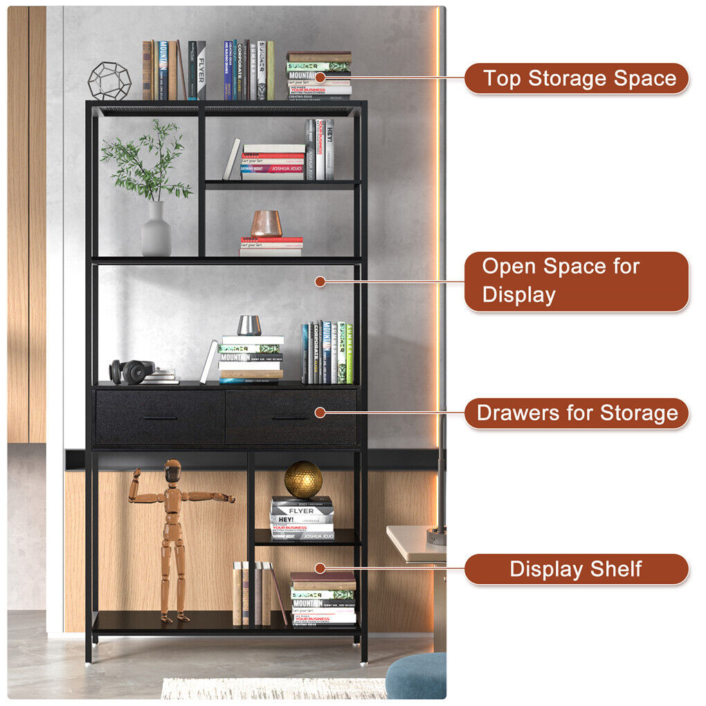 Rustic Accent Bookshelf 90CM Wide Plant Display Rack Tristar Online
